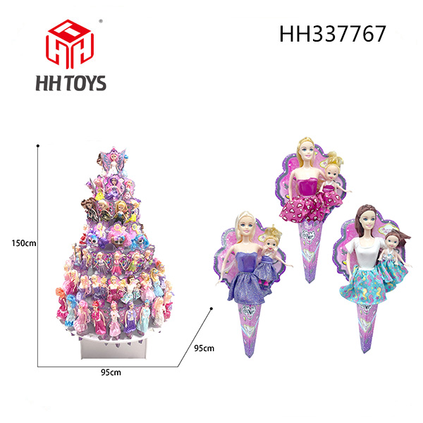 11.5寸娃娃+3.5寸亲子娃娃