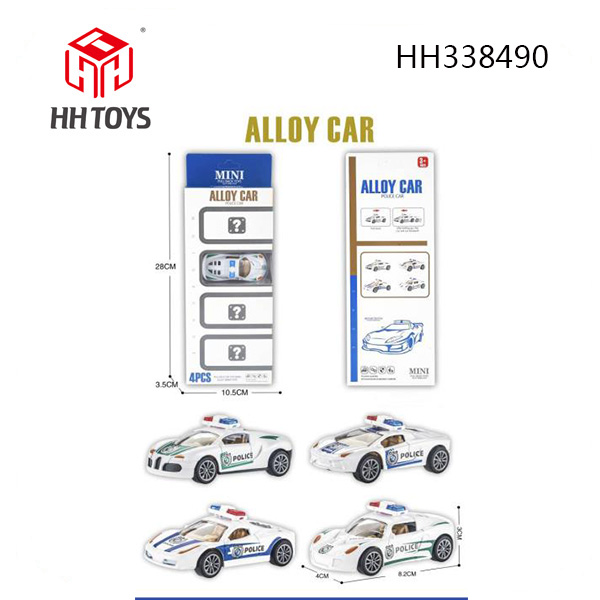 Alloy police car