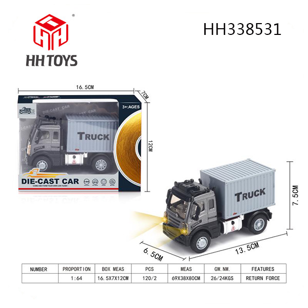 1:64 Alloy Container truck