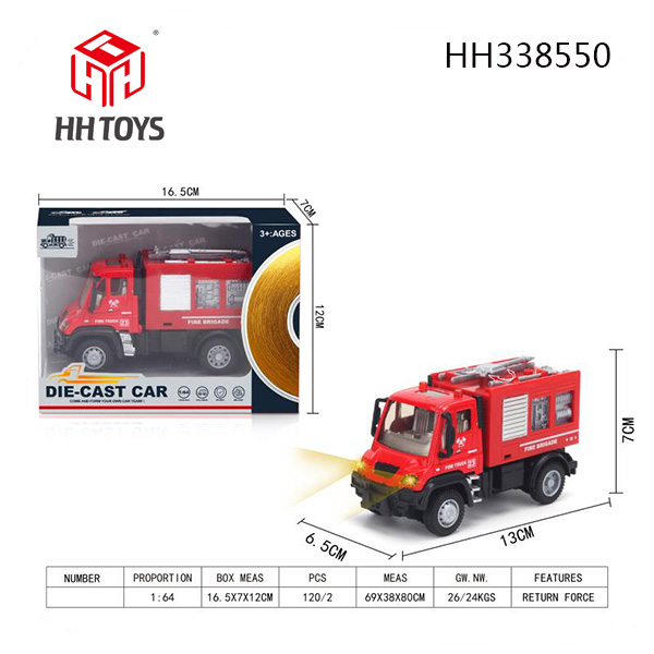 1:64 Alloy Fire truck