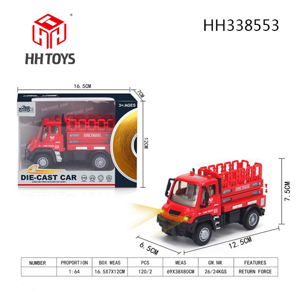 1:64 Alloy Fire truck