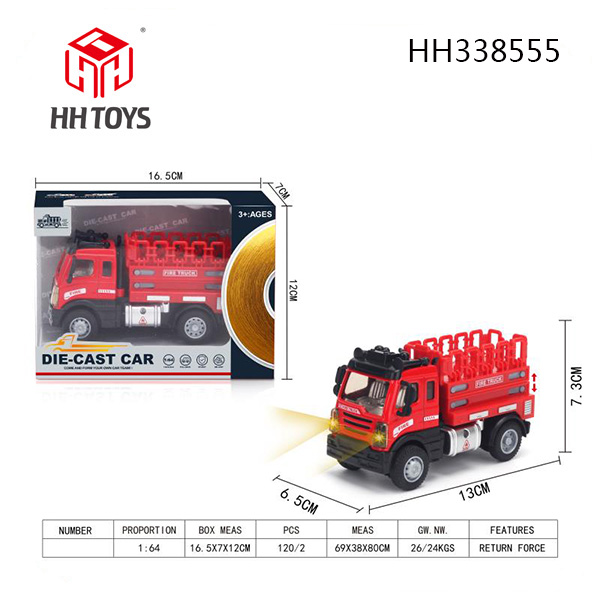 1:64 Alloy Fire truck