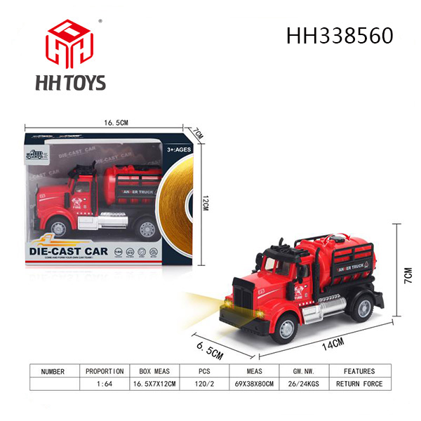 1:64 Alloy Fire truck