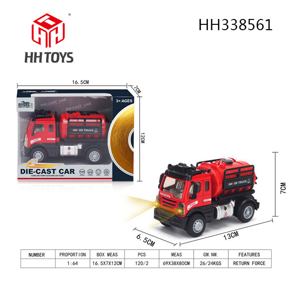 1:64 Alloy Fire truck