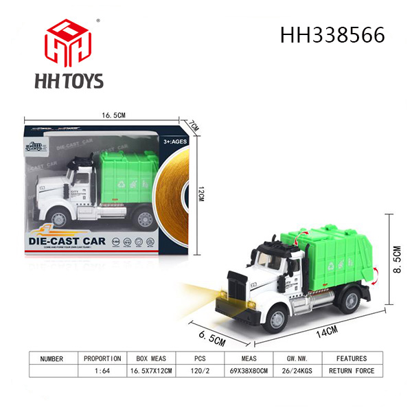 1:64 Alloy Sanitation vehicle