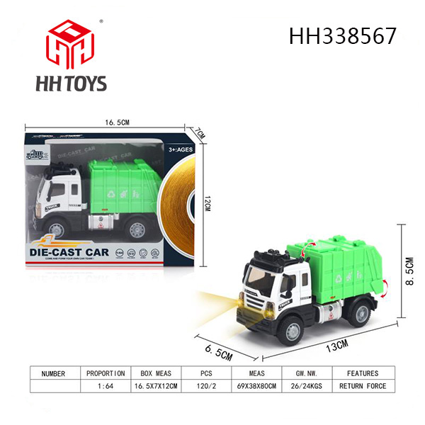 1:64 Alloy Sanitation vehicle