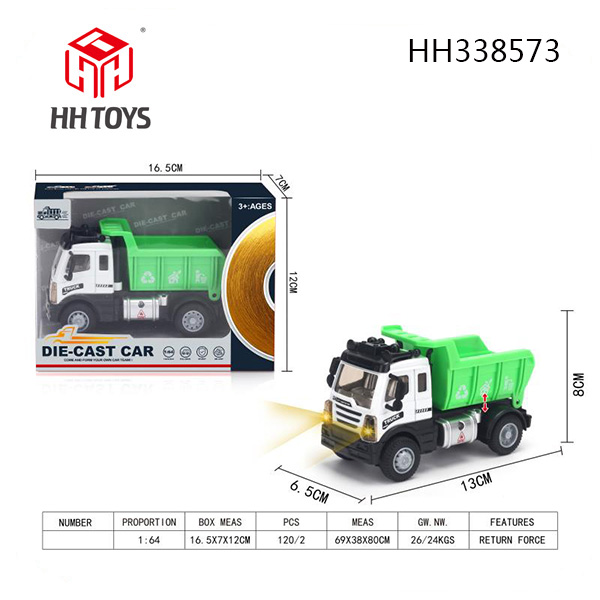 1:64 Alloy Sanitation vehicle