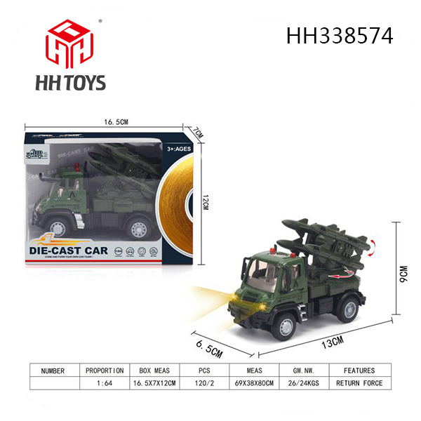 1:64 Alloy Military vehicle