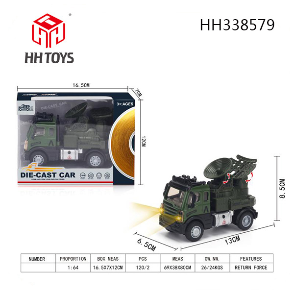 1:64 Alloy Military vehicle