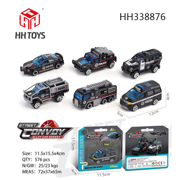 1：64合金警车