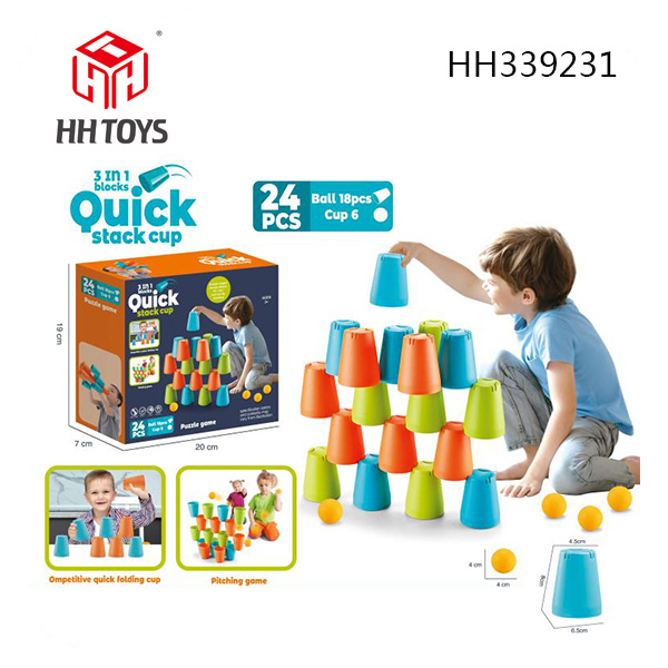 3 in 1 Quick stacking cup