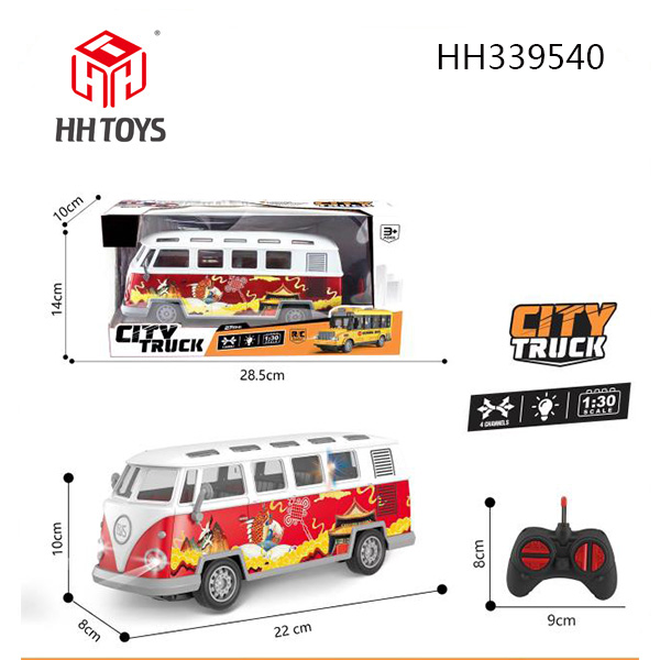 1:30 4-channel R/C  bus