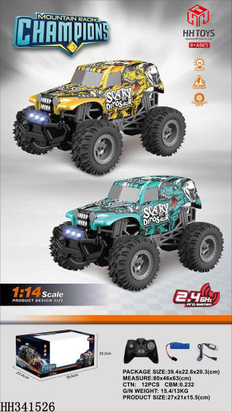 1:14 2.4GHZ R/C Off-road vehicle