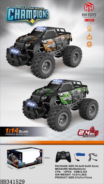 1:14 2.4GHZ R/C Off-road vehicle