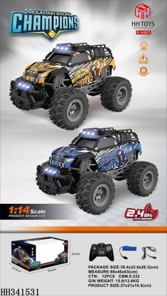 1:14 2.4GHZ R/C Off-road vehicle