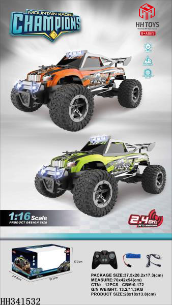 1:16 2.4GHZ R/C Off-road vehicle