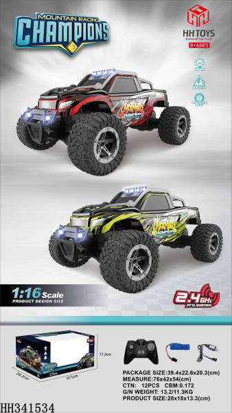 1:16 2.4GHZ R/C Off-road vehicle