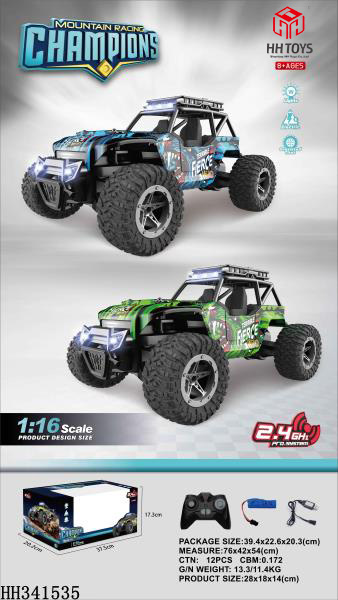 1:16 2.4GHZ R/C Off-road vehicle