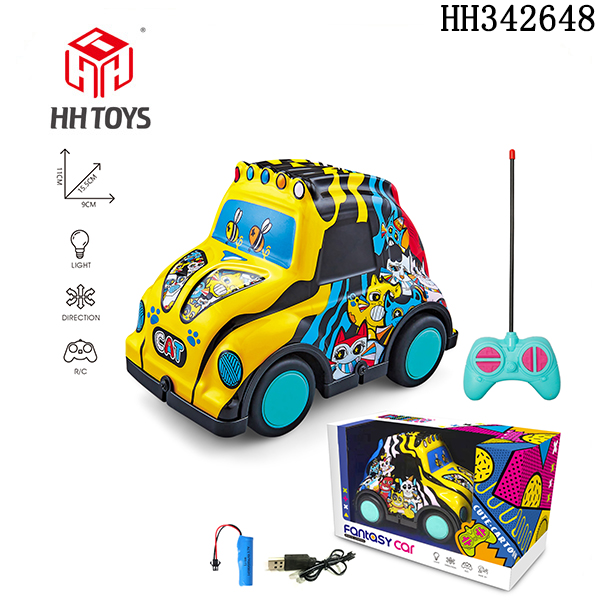 4-channel Cartoon car