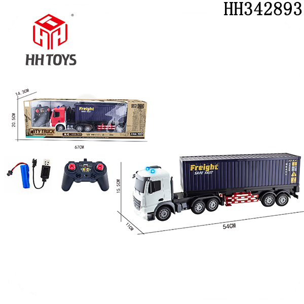 1:18 6-channel 2.4GHZ R/C truck