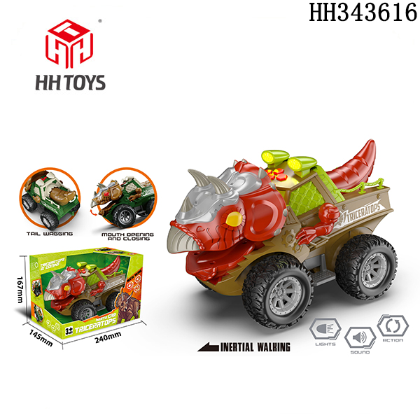 inertia Mechanical triangle dragon car