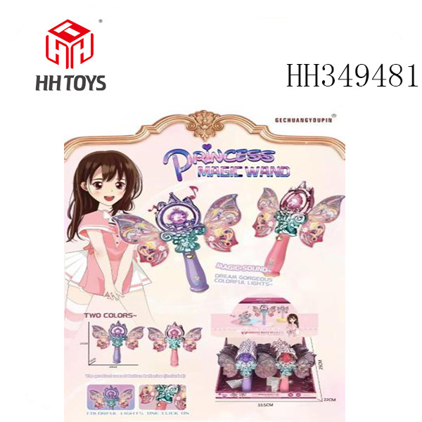 Princess magic wand,6pcs/display box