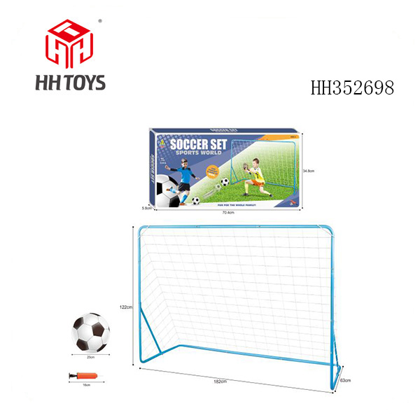 Simulated football goal set