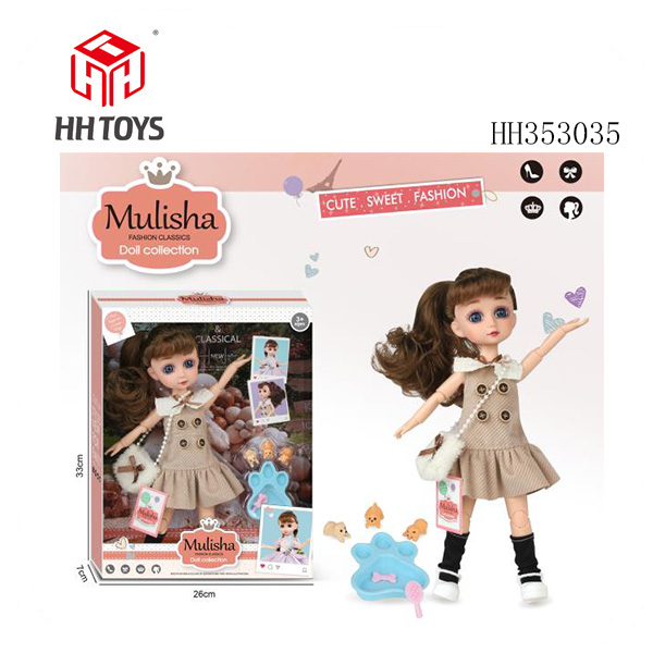 MULIHSA Fashion Doll Series, 12 inch articulated doll