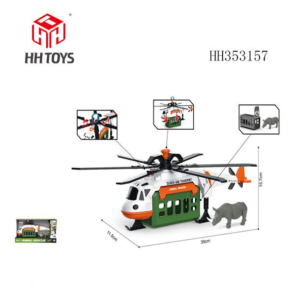 1: 16 Helicopter with animals (sound and light)