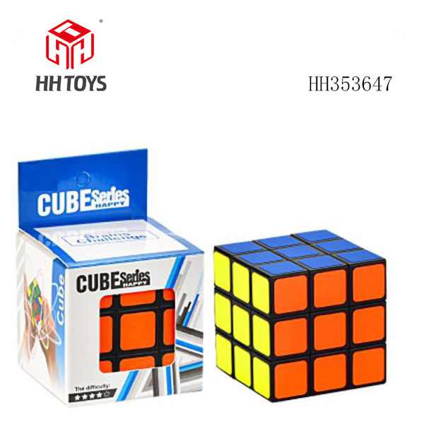 Fluorescent sticker Rubik's Cube