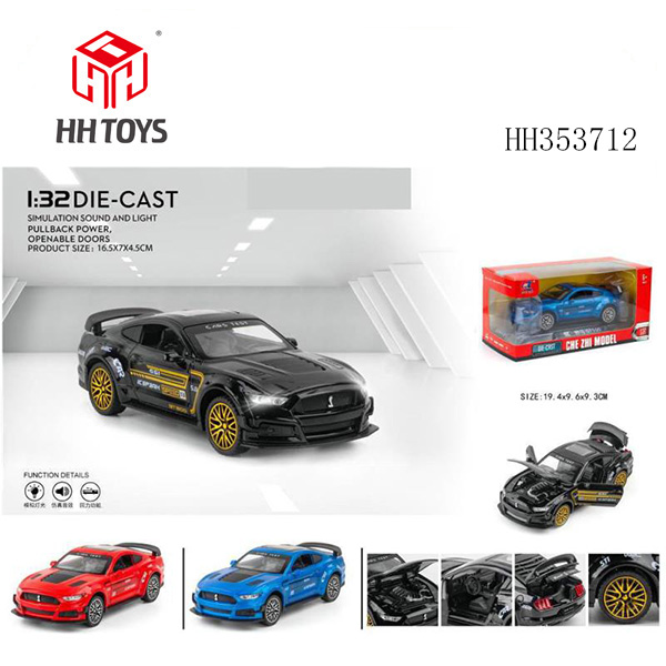 1:32 Alloy Pull-back Ford Mustang GT500 