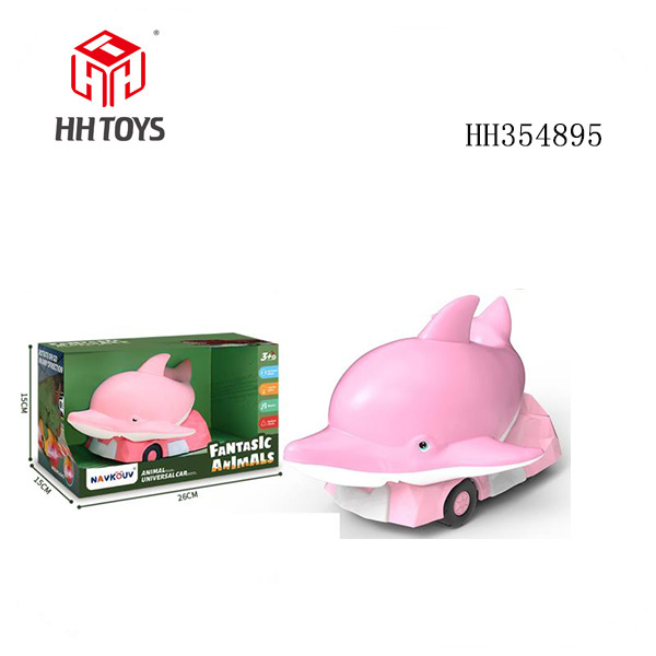 Pink Dolphin Light Music Universal Car