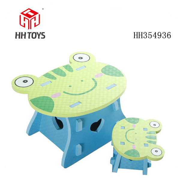 EVA Frog Children's Table and Chair Set (GCC)