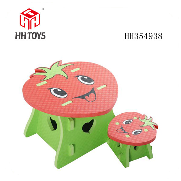 EVA Strawberry Children's Table and Chair Set (GCC)