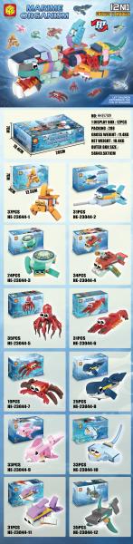 Twelve integrated building blocks ocean