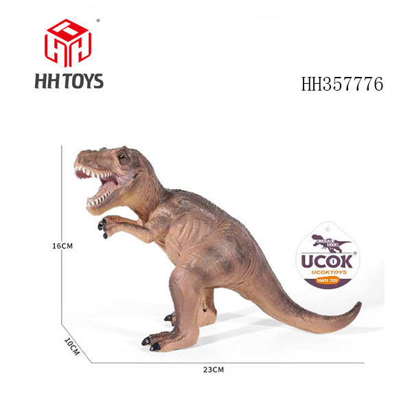 Enamel filled cotton brown Tyrannosaurus rex