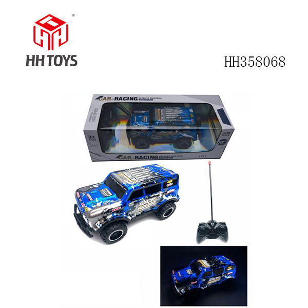 1: 20 PET car shell 4-way remote control off-road vehicle (battery included: 3.7V lithium battery under the car+USB data cable remote control 2AA not included) Ford pickup truck non infringing