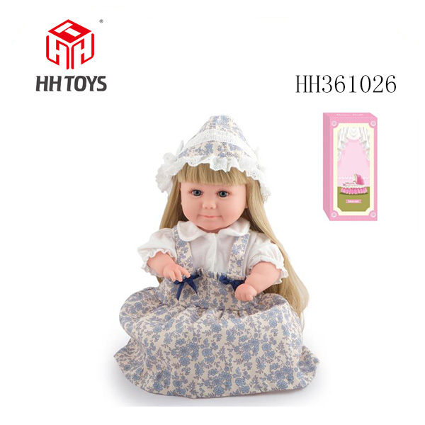50cm重生娃娃初生婴儿软胶高仿真娃娃（假发套）带奶瓶，磁性奶嘴，尿布，出生卡