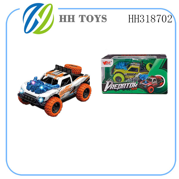 1: 36 Alloy  Pull back Off-road vehicle